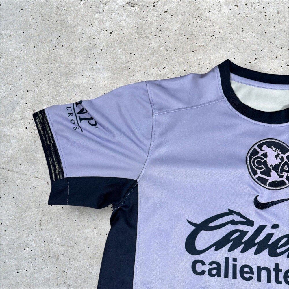 Nike Club America Jersey 2023-24 Training Soccer Futbol Shirt Purple Caliente - Picture 4 of 10